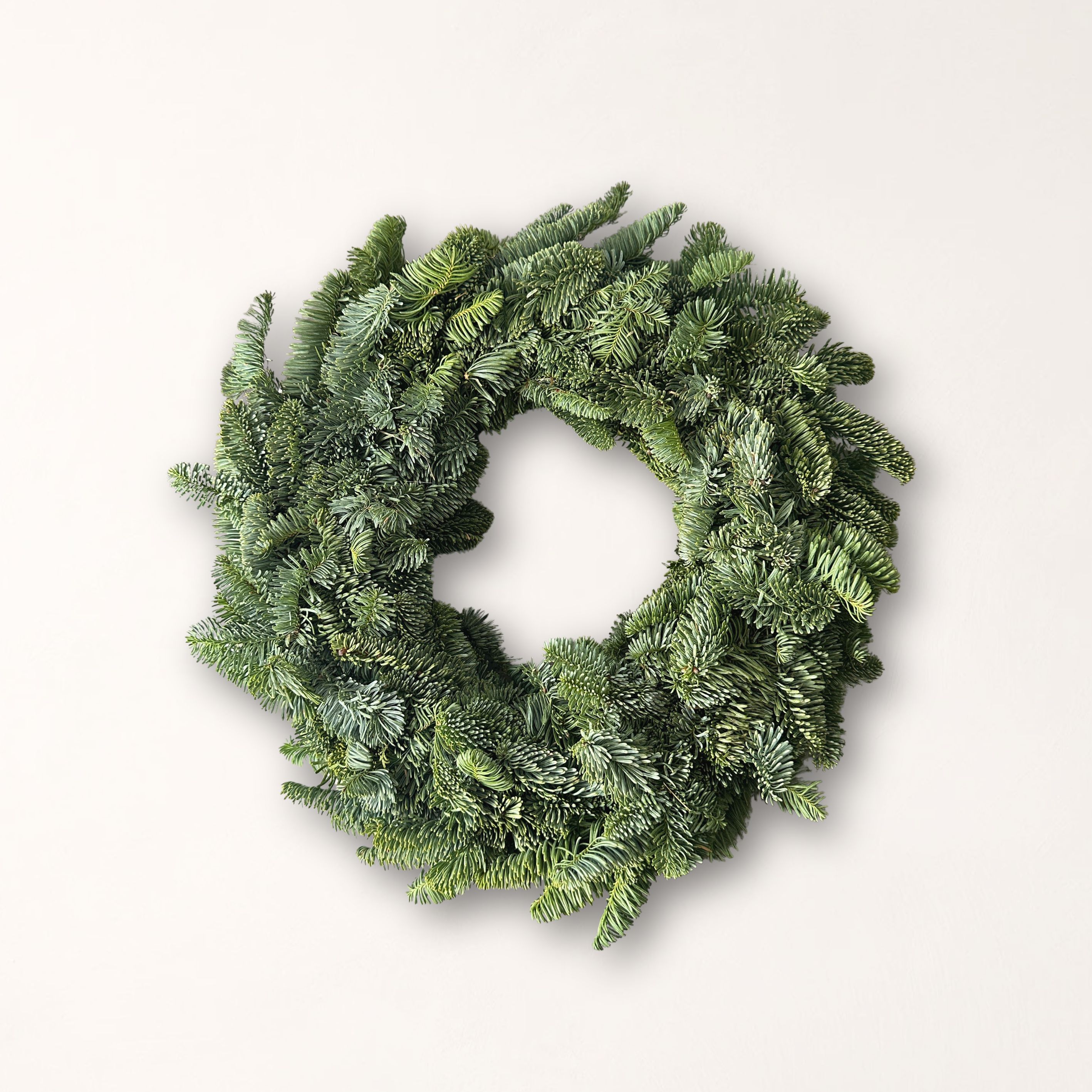 Noble Fir Wreath 40cm  - Plain