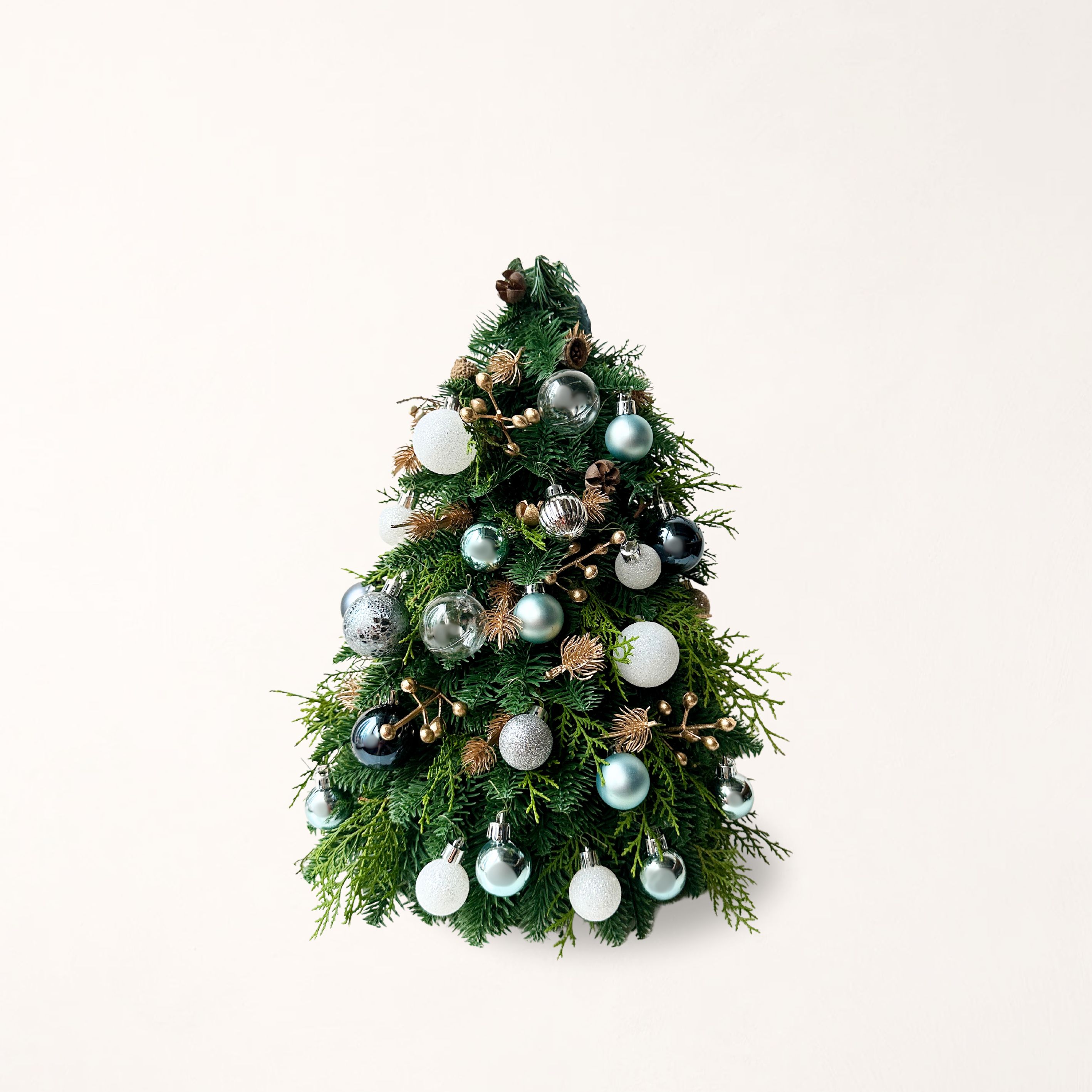 Mini Noble Fir Christmas Tree - Snow Blue